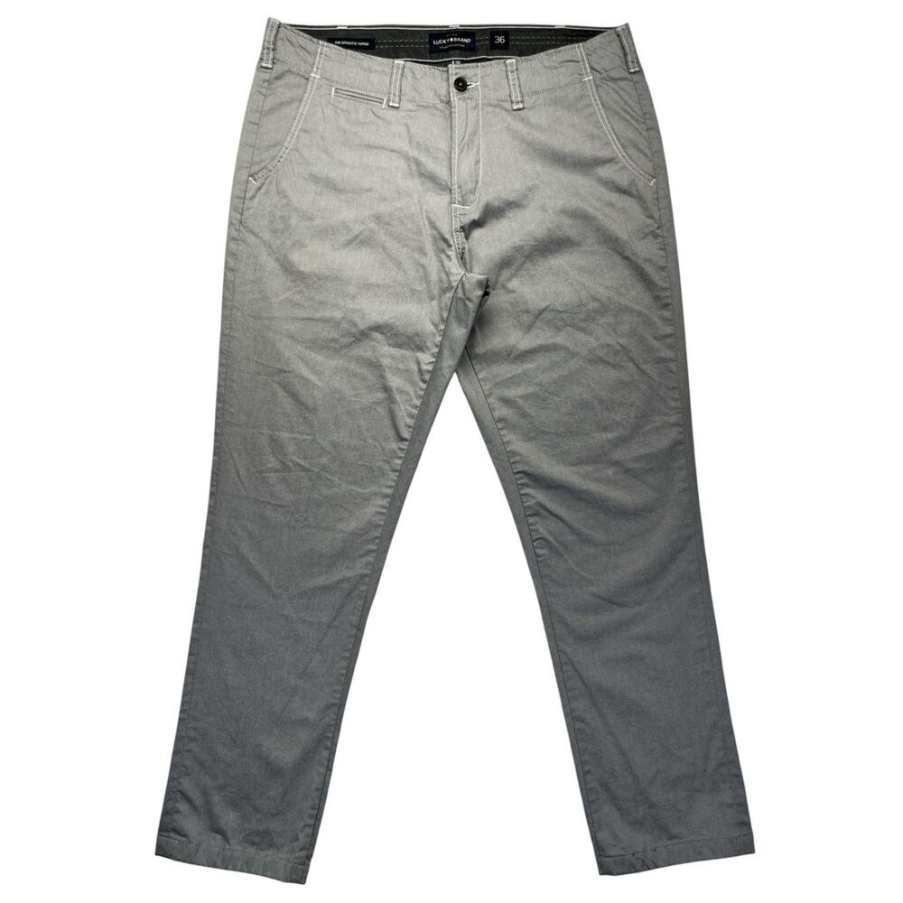 Lucky Brand 410 Athletic Chino Pants Men’s 36 Gray
